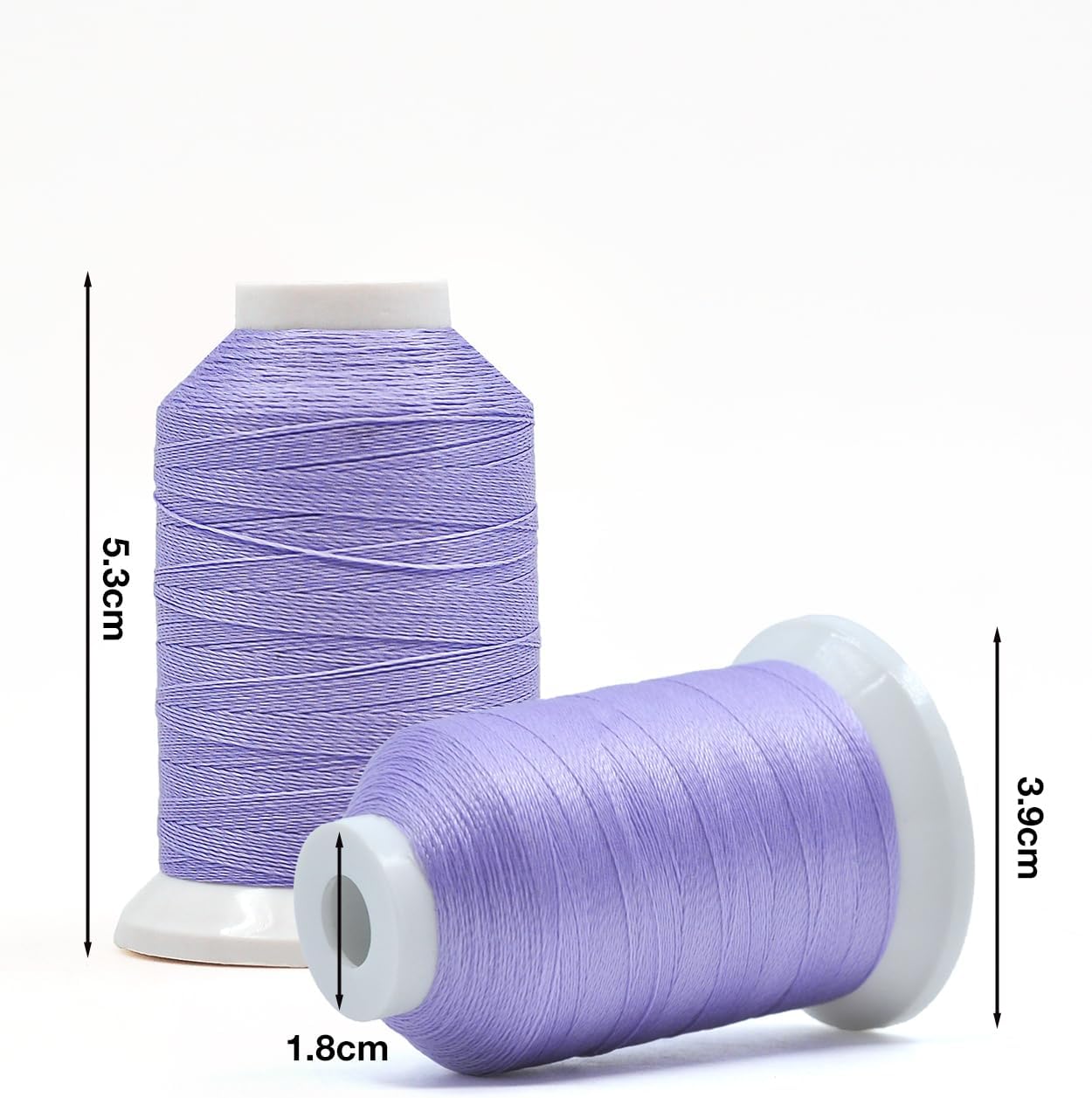 8 Colors Luminary Glow in the Dark Thread 30WT 500M(550Y) Each Spool Glow in The Dark Embroidery Machine Thread Kit for Embroidery, Quilting, Hand Crafts & Sewing