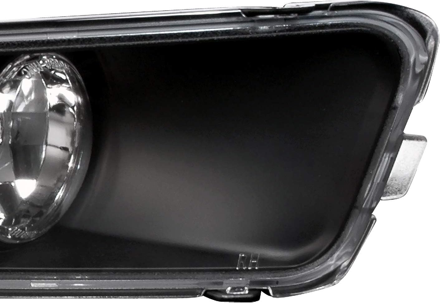 SPEC-D TUNING Black Housing Clear Lens Bumper Lights Compatible with 2005-2009 Ford Mustang Gt V6 L+R Pair Assembly