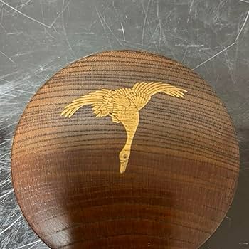 Amazon.co.jp: 初雁蒔絵香合 茶道具香合懐石茶箱鵬雲斎坐忘斎淡々斎即