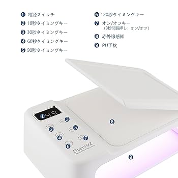 【2024年新登場】 ジェルネイル ライト LED＆UVネイルランプ Amazon.co.jp: 【2024年新登場】 ジェルネイル ライト LED＆UV