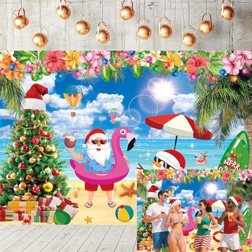 Arrière-plan Noël en juillet pour capturer la magie des fêtes en été
