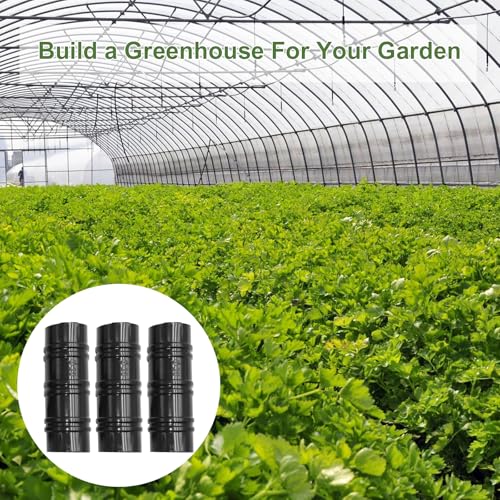 LOLEDE 60PCS Greenhouse Clips, 1 Inch Greenhouse Clamps, Gardening and Farming Tube Clips, ABS Plastic Clamps for PVC Pipe, Greenhouse Film, Sunshade Nets & Row Covers (Black) by LOLEDE - Image 7
