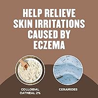 Vista 5 de Gold Bond Crema protectora de piel para aliviar el eccema medicado, 8 onzas, con harina de avena coloidal al 2%