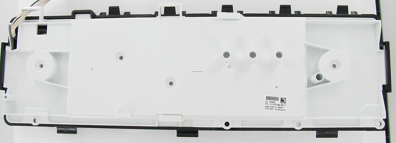 CoreCentric Remanufactured Laundry Dryer User Interface Control Board Replacement for Whirlpool W10351990 / WPW10351990