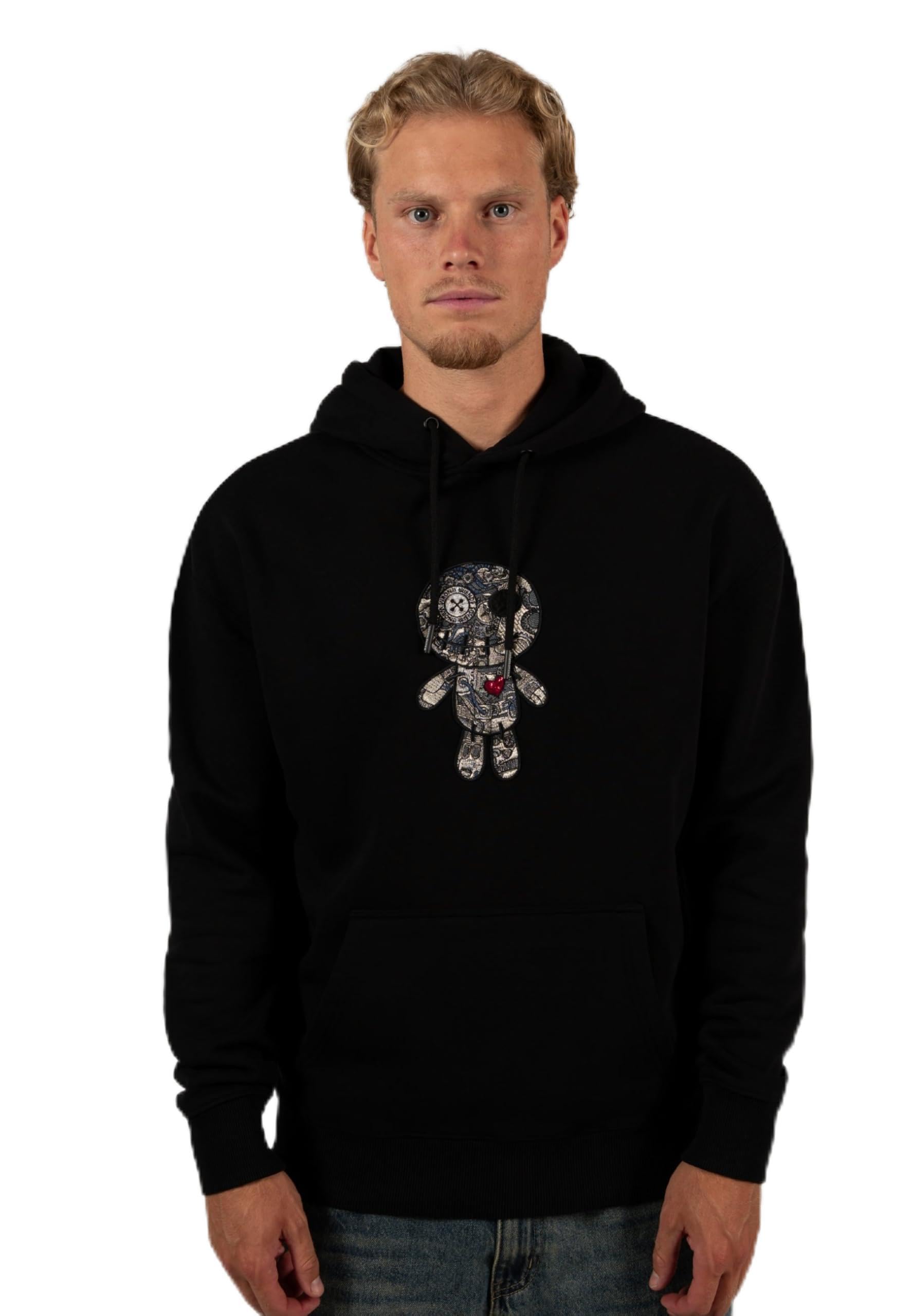 Wrong Friends Men's Ennis Hoodie, Black, XXL