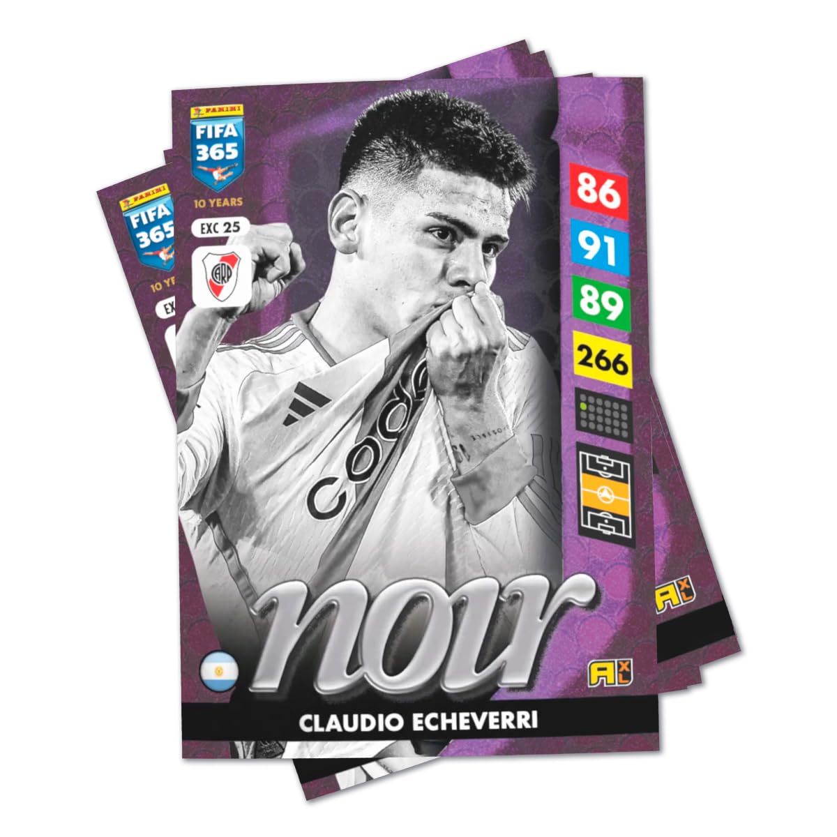 Adrenalyn FIFA 365 2024-2025 Panini 004911box50e - Boîte de 50 enveloppes TC Adrenalyn Fifa 365 2024-2025 - Couleur dorée