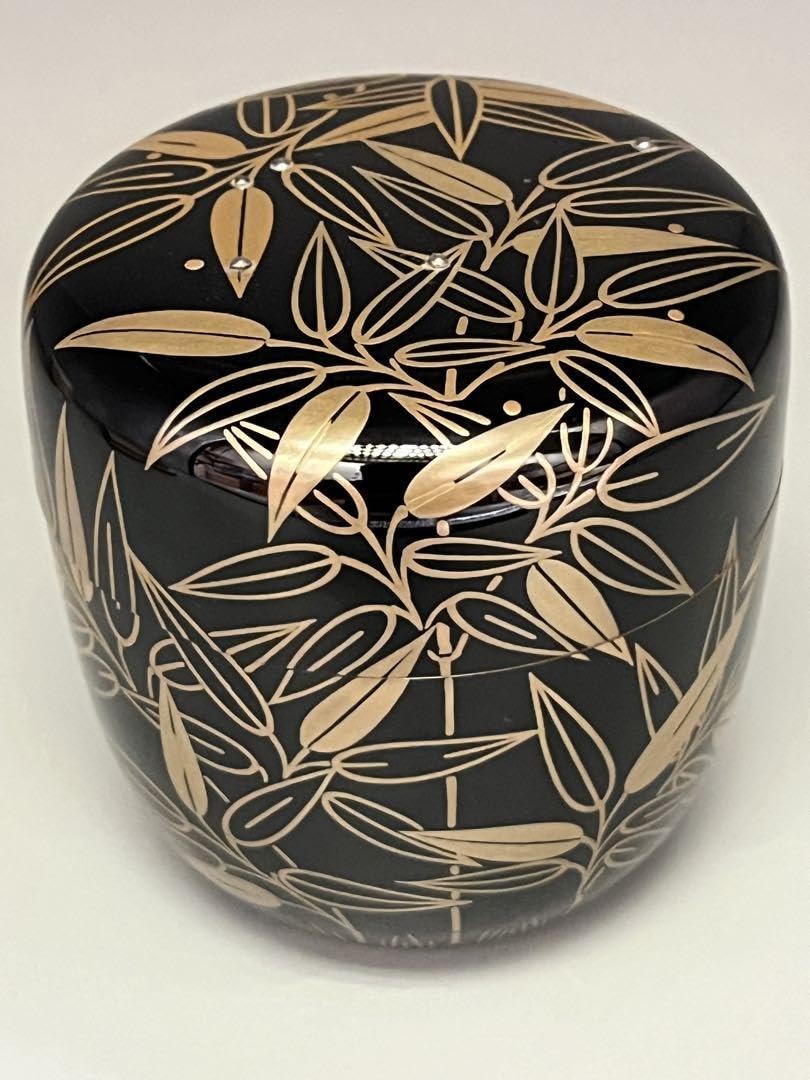 Amazon.co.jp: 茶道具 金銀笹蒔絵 大棗 塗師 表正 田中表阿彌 尋牛斎箱