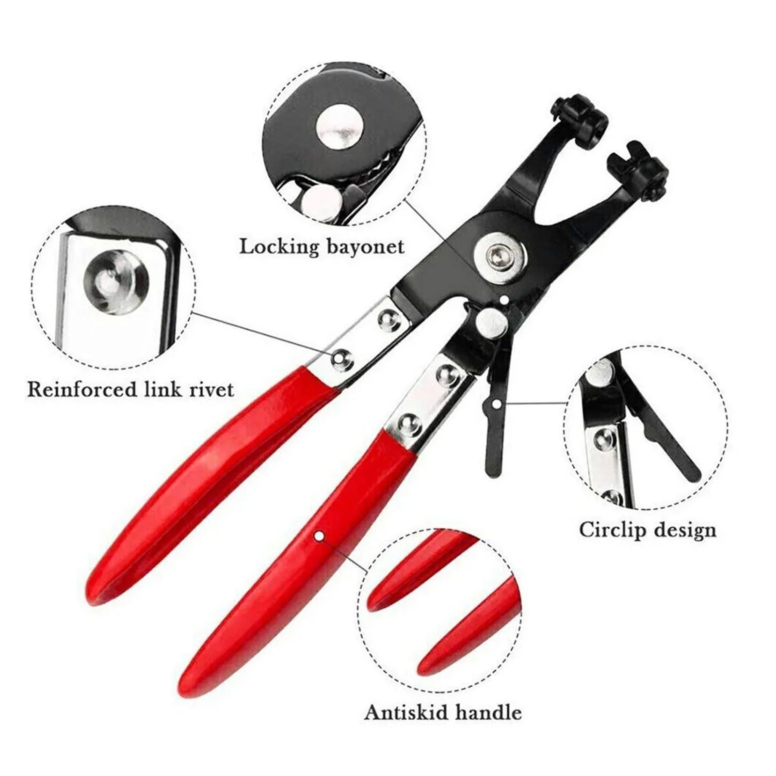 Pinza Per Fascette Pinza for serrare il tubo dell'auto Stringitubo