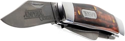 Miniatura 4 de Schrade Imperial IMP15S Stockman - Cuchillo de bolsillo plegable de acero inoxidable para exteriores, supervivencia al aire libre y EDC