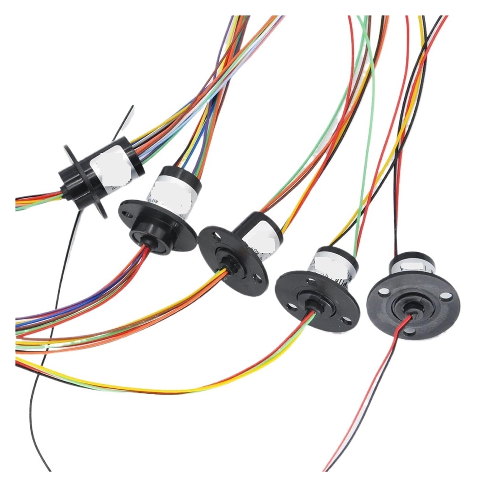 Drehdurchführungen mit Schleifringen 2/4//6/8/12/18 Kanal Drehen Schleifring 2A Durchmesser 12,5mm for Bagger Modell DIY Gimbal Elektrische Kollektor Ringe(18 Channel)