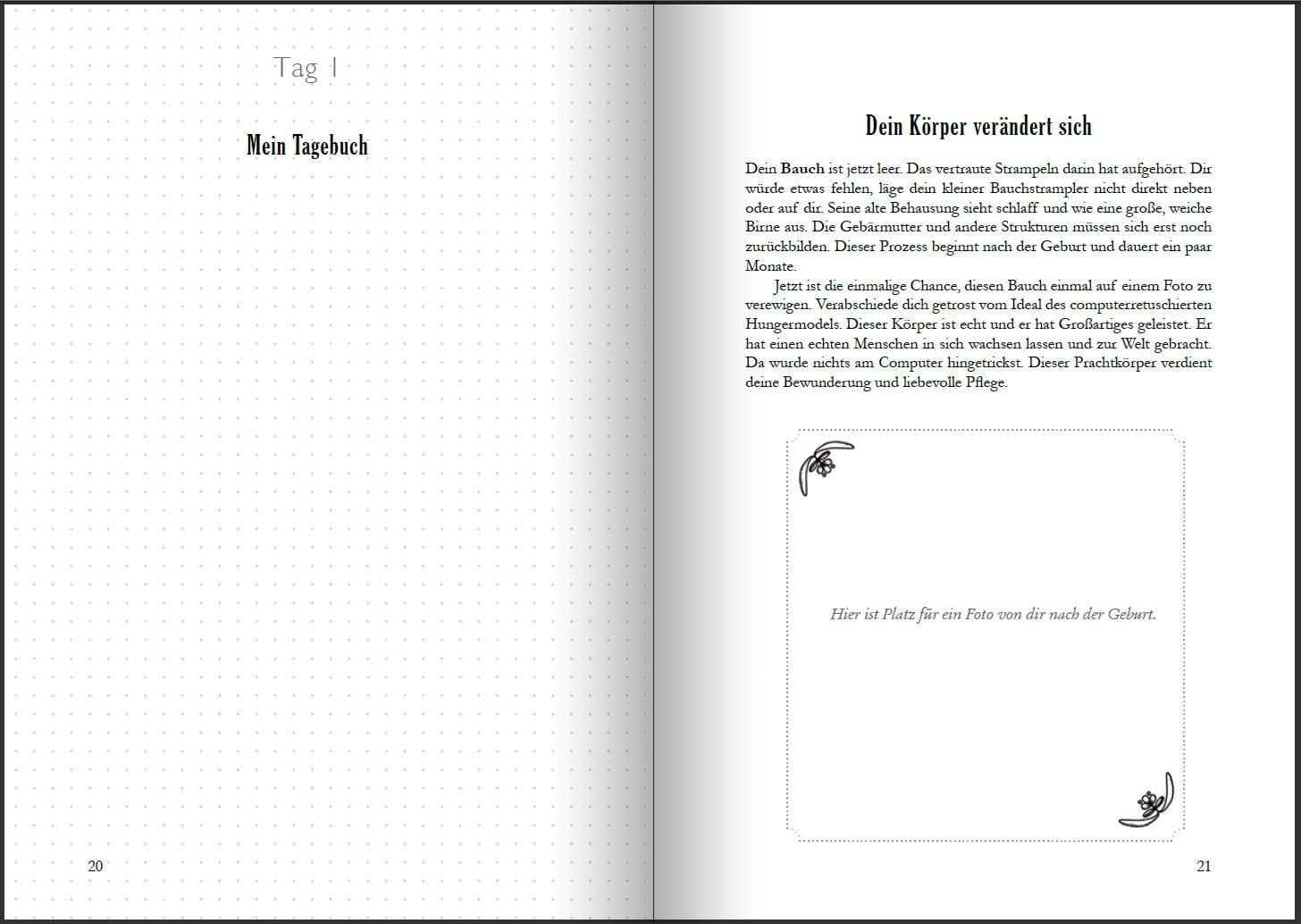 Wochenbett - Überlebenshandbuch, Tagebuch und Anker für die ersten Wochen nach der Geburt: Basiswissen, Illustrationen und Übungen, Praxistipps
