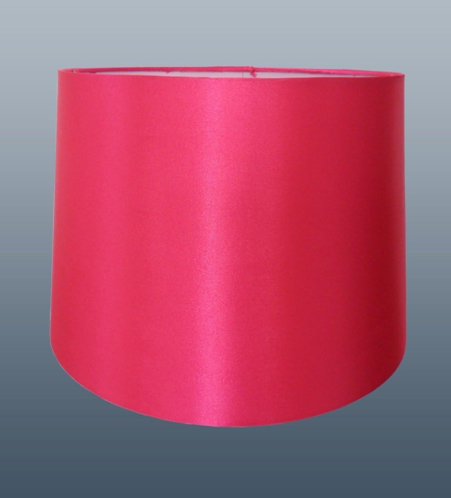 8" Faux Silk Hot Pink Lampshade