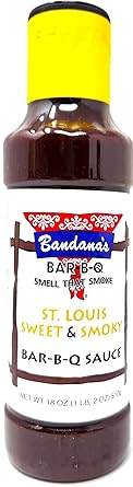 Bandanas St. Louis Sweet and Smoky Bar-B-Q Sauce (18oz)