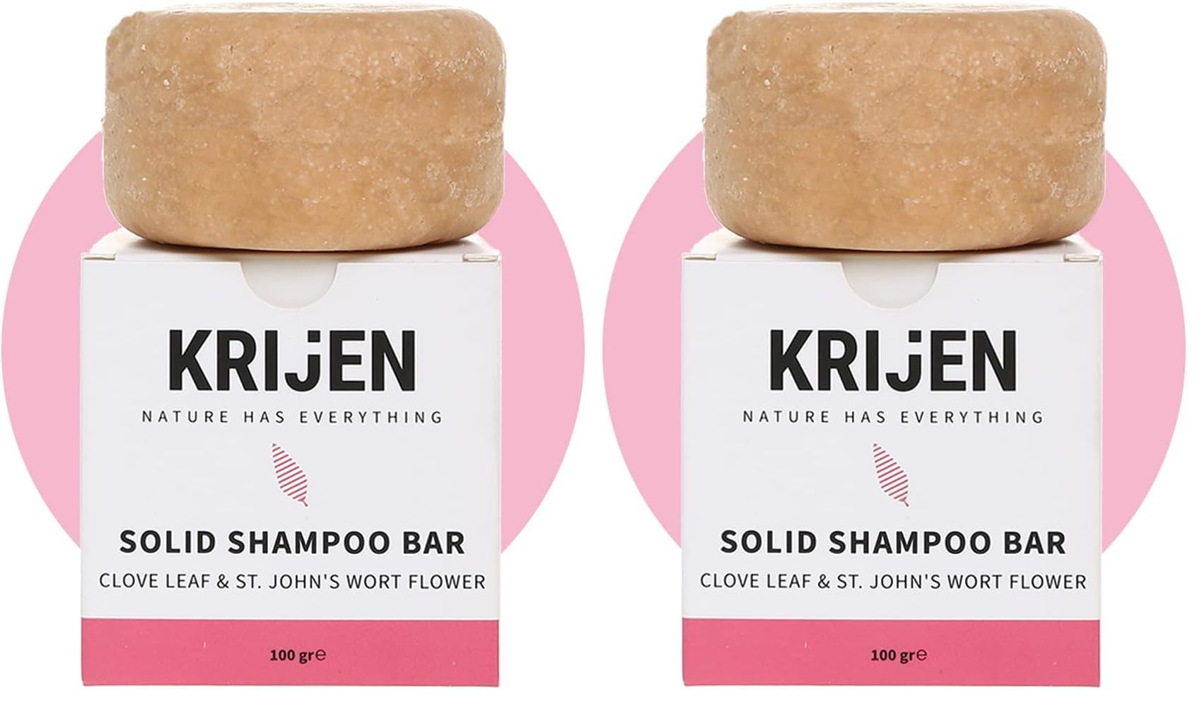 Krijen Karanfil & Kantaron Katı Şampuan 100 gr (2 paketi)