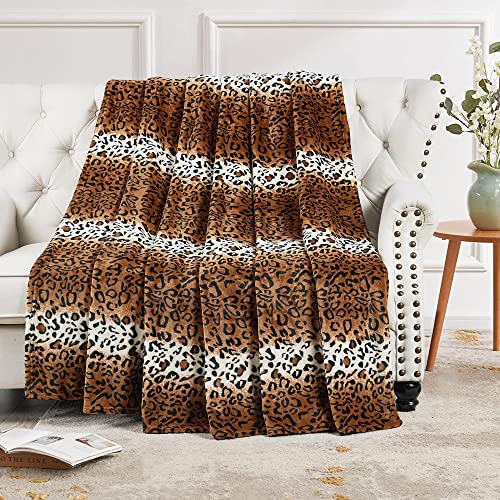 Home Soft Things Light Weight Animal Safari Style St Leopard Printed Flannel Fleece Blanket (Queen) #TOP3