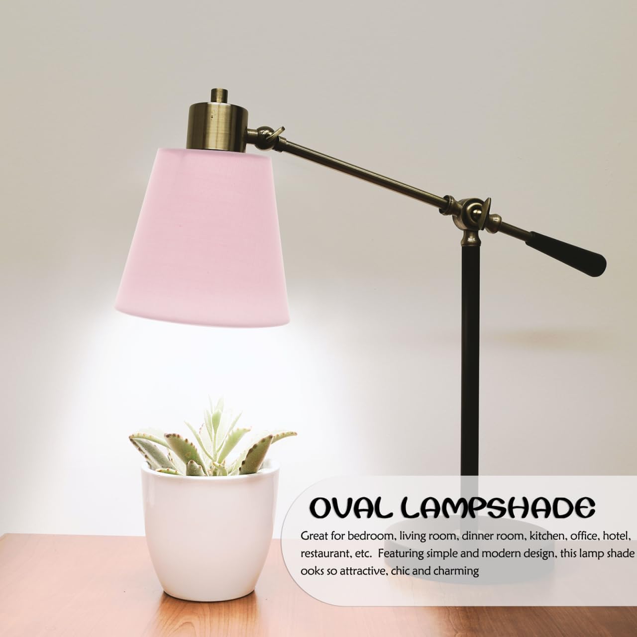 DOITOOL Fabric Lampshade 4.7 Inch Decorative Lamp Cover for Pendant Table Floor Wall Light Fixture Soft Light Shade Accessory for Home Lighting
