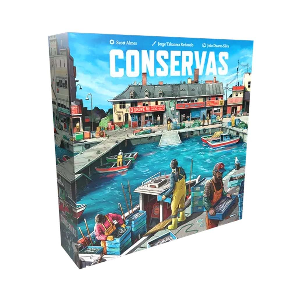 Salt & Pepper| Conservas | Board Game | Keep Your Canning Business Afloat | Decide Which Fish to Release and Which to Turn into Cans | 1 Player | Spanish | Theme: Meals