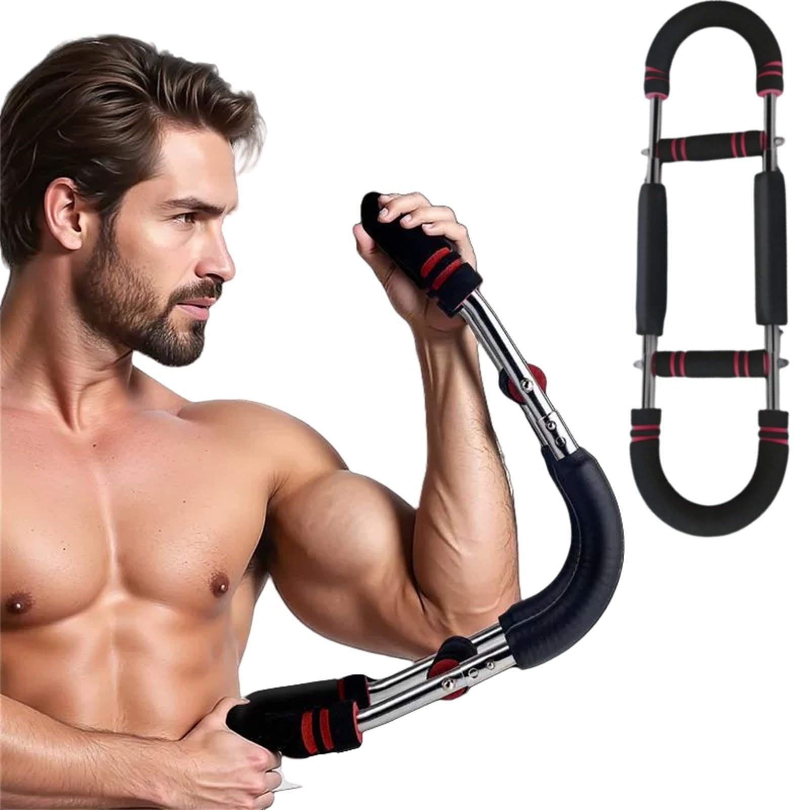 Trenavo - Powertrainer für Brust und Oberarme Verstellbarer Brustexpander für effektives Krafttraining des Oberkörpers im Fitnessstudio zu Hause