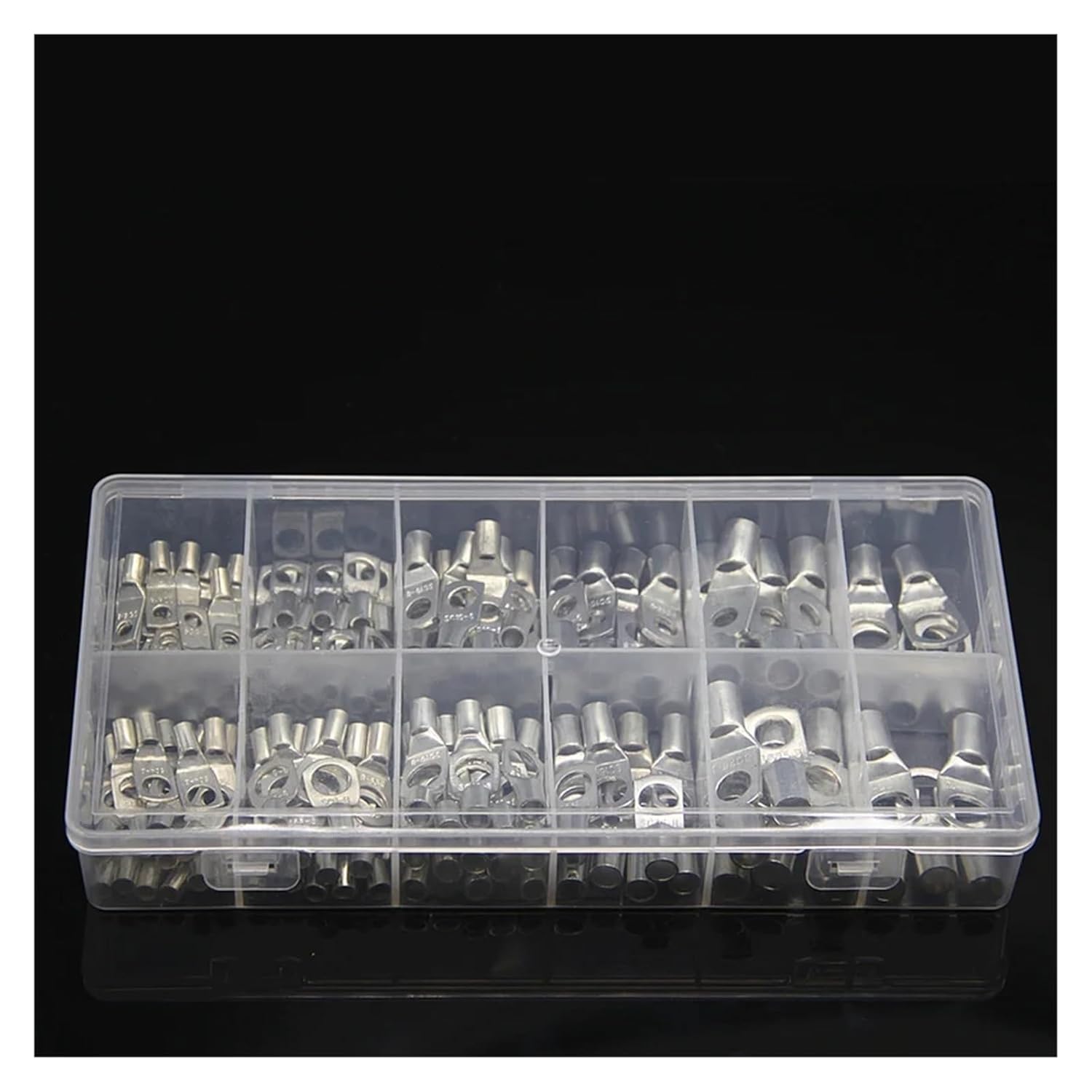 170Pcs Assortment SC Crimp Terminals Tinned Copper Lugs Ring Cable Electrical Wire Connectors Kit VUQLDHAYZ