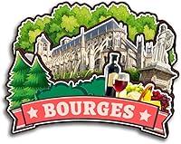 Vista 9 de Blois Centre-Val de Loire Francia - Imán de madera para nevera, colección 3D, hecho a mano, viajes, ciudad, recuerdos, nevera, regalo