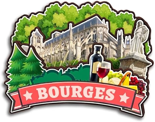 Miniatura 9 de Blois Centre-Val de Loire Francia - Imán de madera para nevera, colección 3D, hecho a mano, viajes, ciudad, recuerdos, nevera, regalo