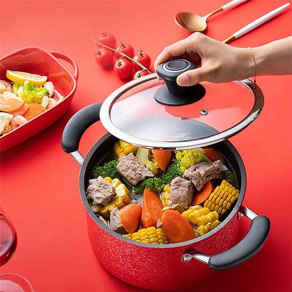 3PCS Cookware Set Pot, Household Wok Fried Soup Non-Stick Pan Kitchen Potware Set Combination Set Saucepan