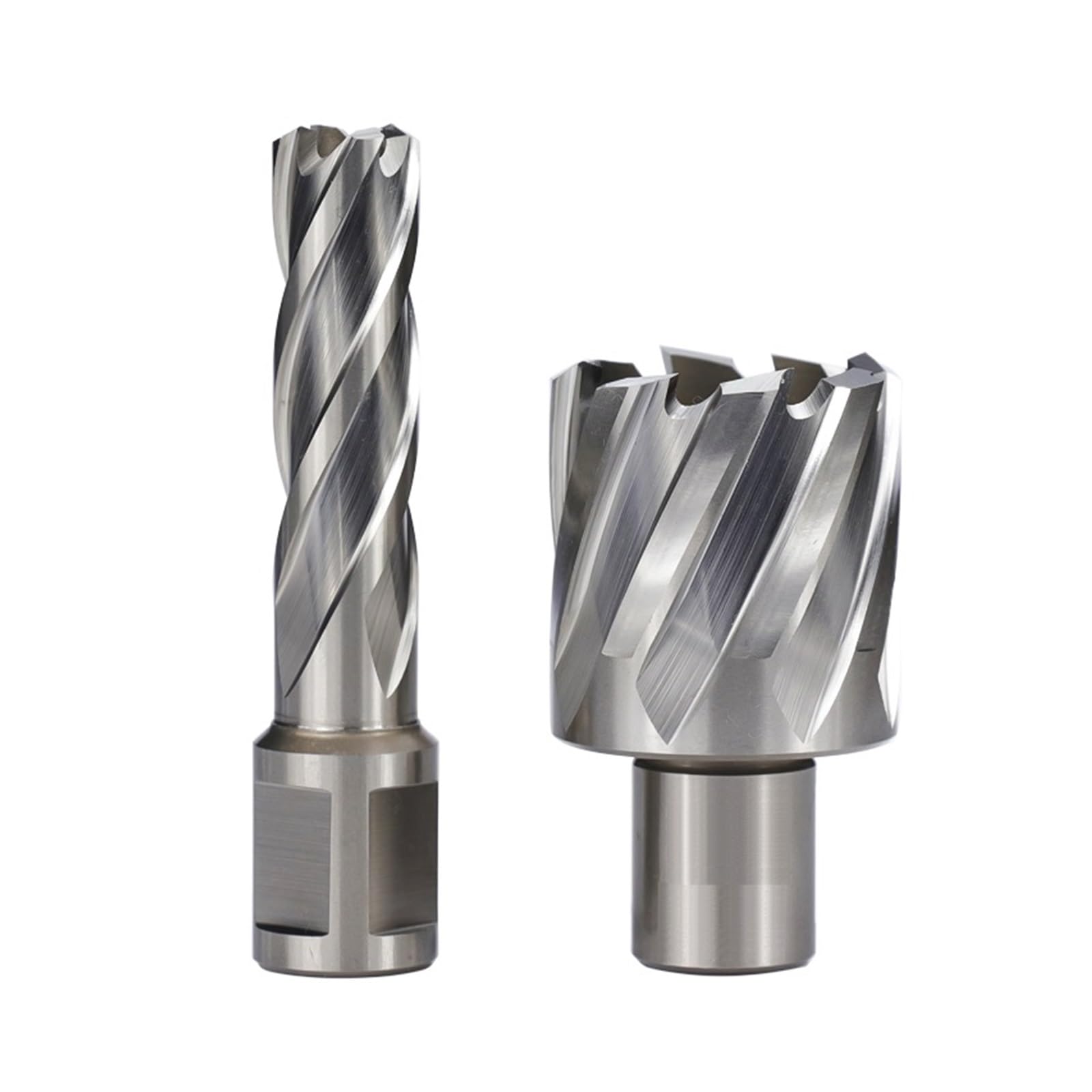 1 fresa anulare in acciaio ad alta velocità, 15/16/17/18/37 mm, punta cava per trapano per metallo (18 x 55 mm)