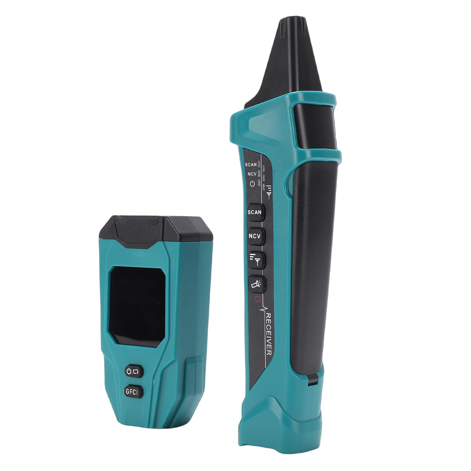 Cryfokt Rilevatore di Interruttori Automatici con Schermo LCD, Tester per Prese, Tester Outler GFCI per Uso Residenziale e Commerciale, Rilevatore di Interruttori Digitali per (Spina europea 220 V)