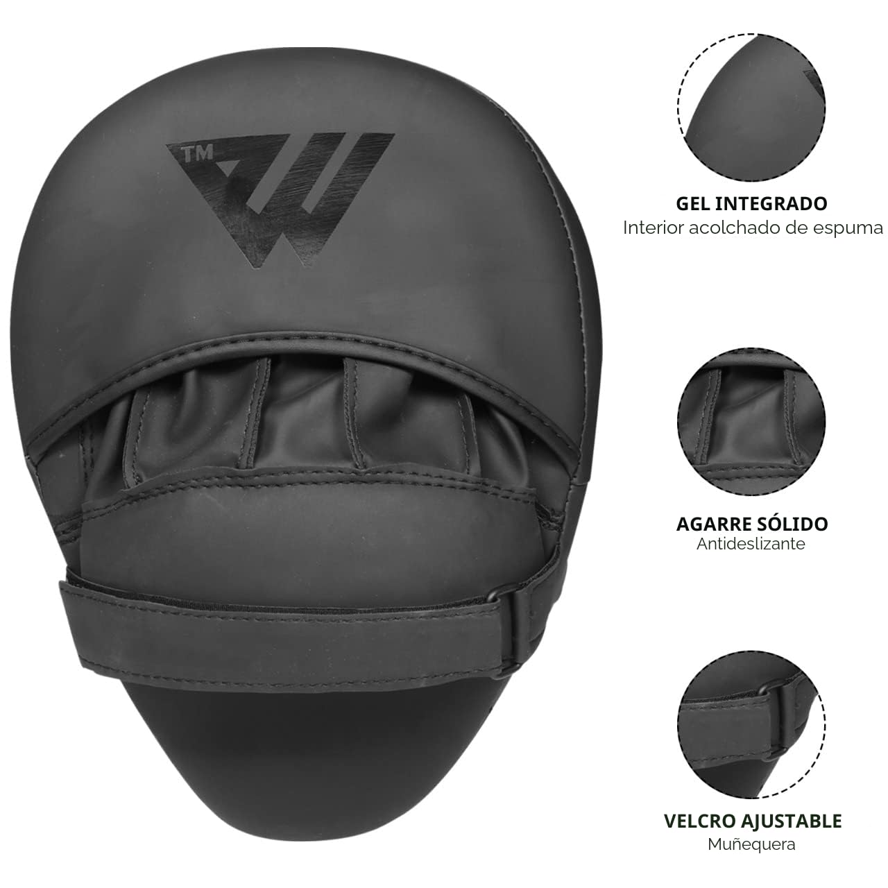 WFX Almohadillas de Boxeo Manoplas de Enfoque para Entrenamiento MMA