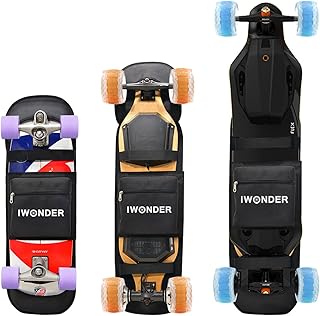 IWONDER Electric Skateboard Backpack Regular Skateboard Bag Adjustable Shoulder Foldable Carrier Travel Backpack