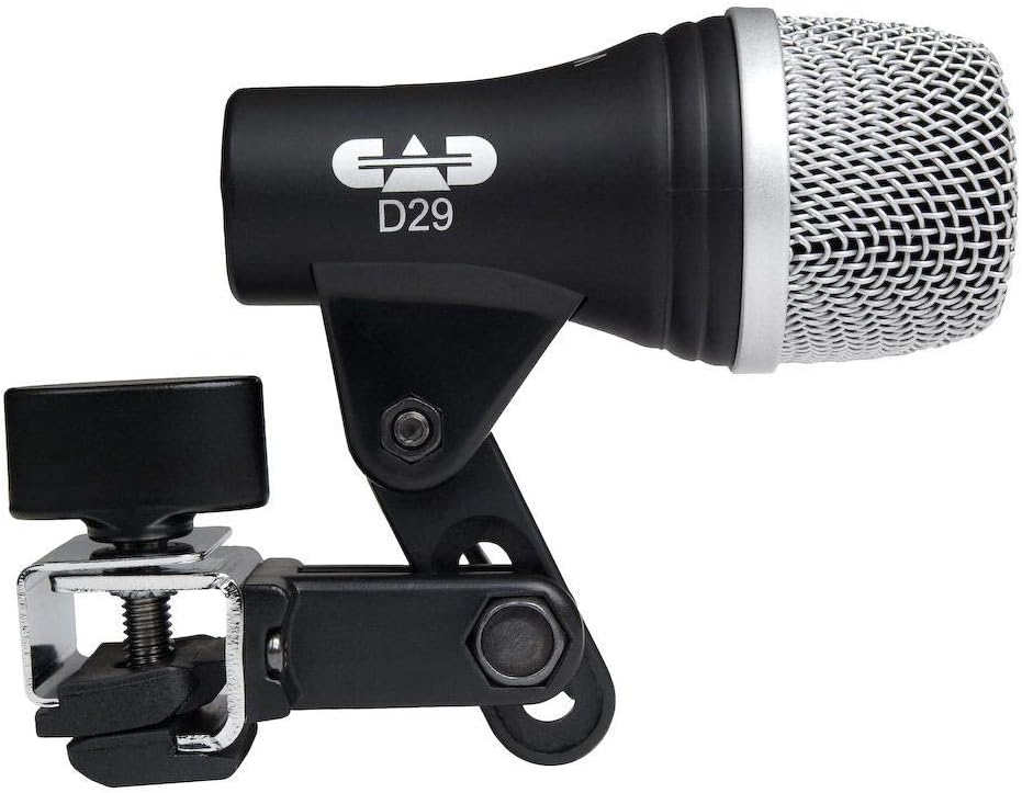 CAD Audio 4-piece Drum Microphone Pack - (2) D29, D19 & D10 + XLR Mic Cable XLR-M to XLR-F