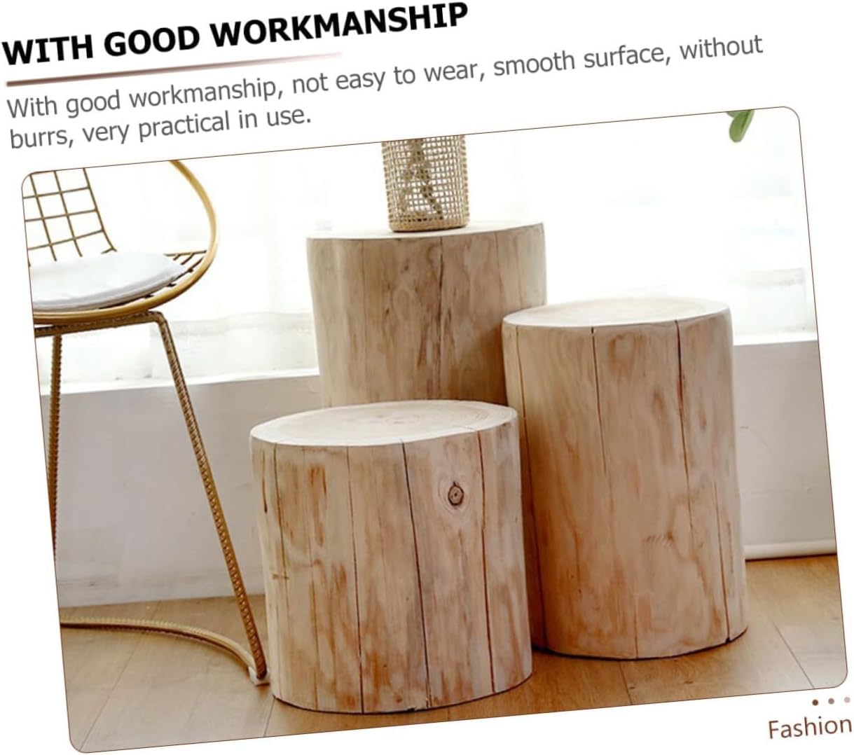 Tabouret Marchepied En Bois IBUYKE - Stable, Antidérapant, 330 Lbs - Pour Enfants & Adultes - Chambre, Cuisine, Salle De Bain