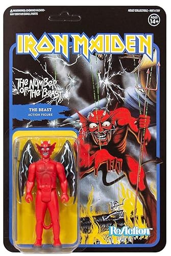 Super7 Iron Maiden: Number Of The Beast Eddie Reaction Figure Multicolor #TOP2