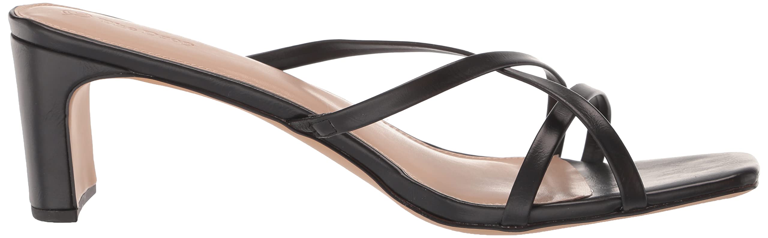 The Drop Women's Amelie Strappy Square Toe Heeled Sandal