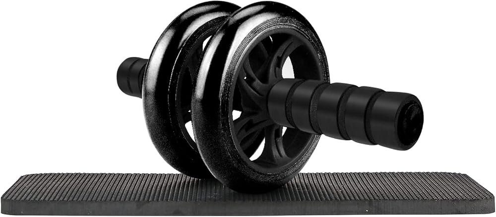 Abdominal Wheel, Ab Roller for Abdominal Exercise Machine, Abs Workout Equipment, Core Strengthening Trainer Fitness Belly Training, Entrainement maison equipement. accessories gym