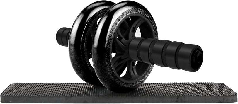 Abdominal Wheel, Ab Roller for Abdominal Exercise Machine, Abs Workout Equipment, Core Strengthening Trainer Fitness Belly Training, Entrainement maison equipement. accessories gym stuff