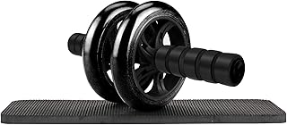 Abdominal Wheel, Ab Roller for Abdominal Exercise Machine, Abs Workout Equipment, Core Strengthening Trainer Fitness Belly Training, Entrainement maison equipement. accessories gym stuff