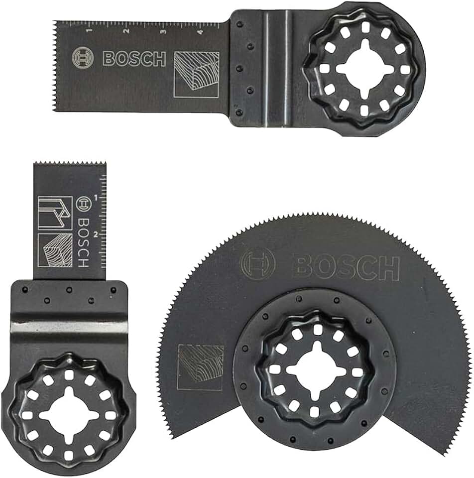 Professional 3-Piece Starlock Multitool Set (for Wood and Me