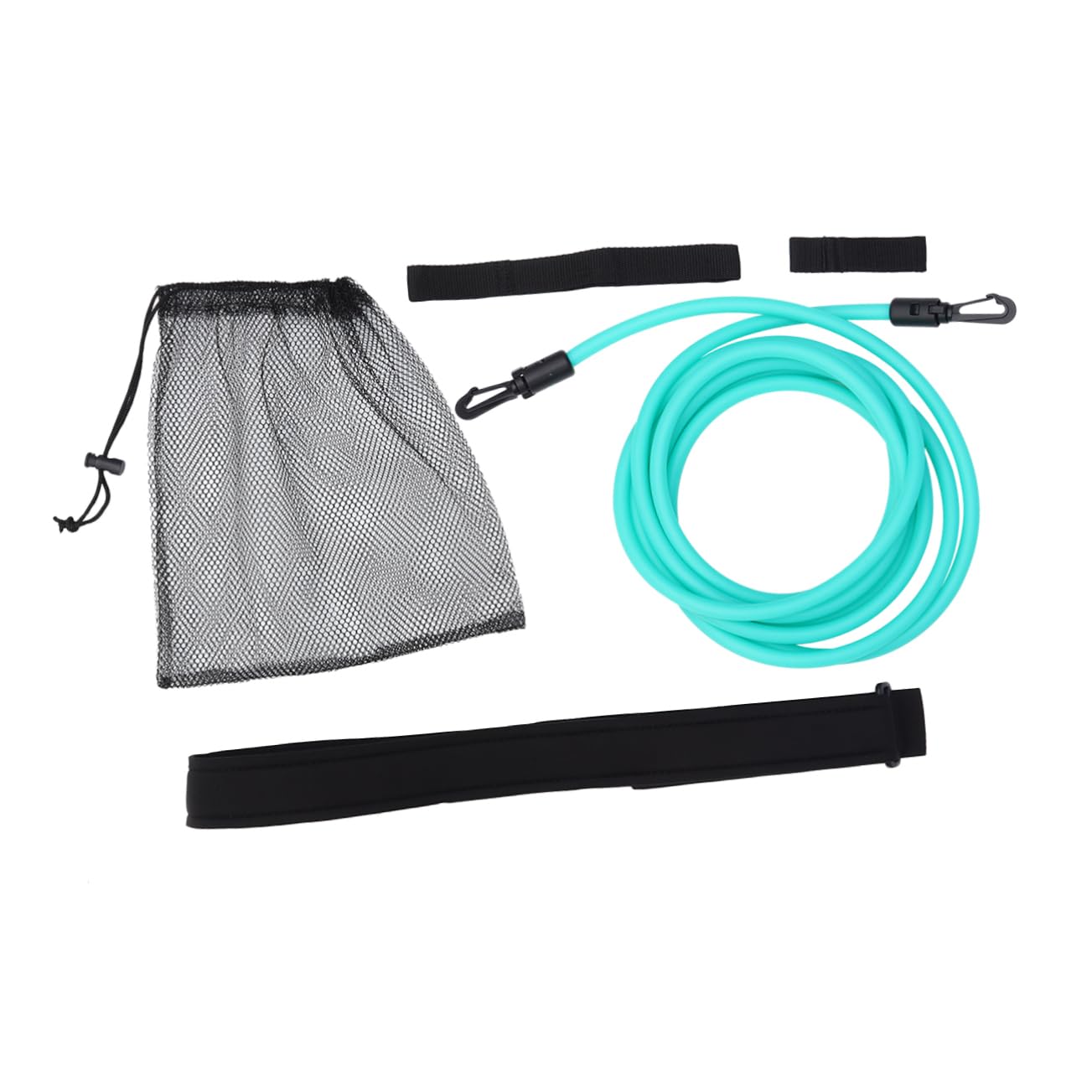 balacoo Elastic Swim Training Belt Pool Life Belt Resistance Band Swimming Workout Aid