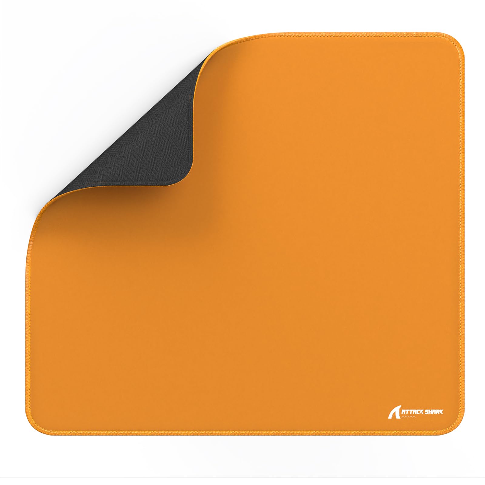 ATTACK SHARK CM02 Esports-Gaming-Mauspad Großes, Feine sandähnliche Texturoberfläche, Wasserabweisender Beschichtung, Stark Strukturierte, rutschfeste Gummiunterseite, 450 x 400 x 4MM – Orange