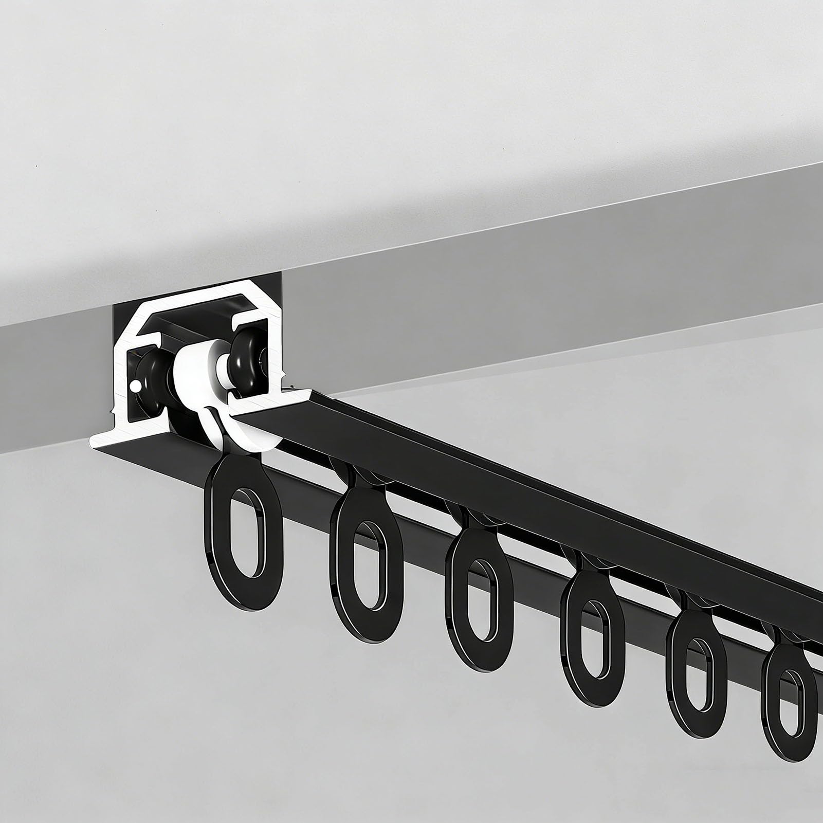 Rail de plafond encastré en aluminium pour installer des cloisons faciles