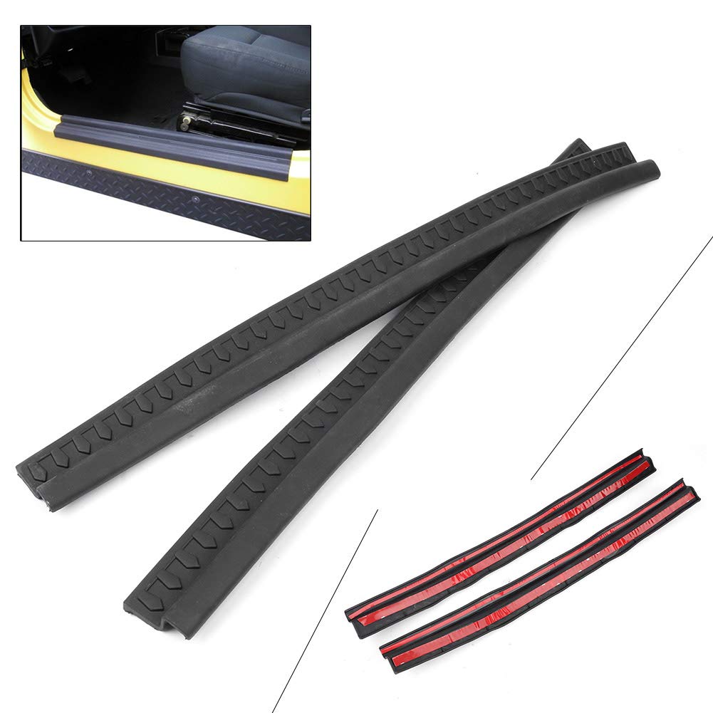 GZYF for Jeep Wrangler TJ 98-06 Door Entry Guards Sill Plate Protector Scuff Plate Panel, 2-Door