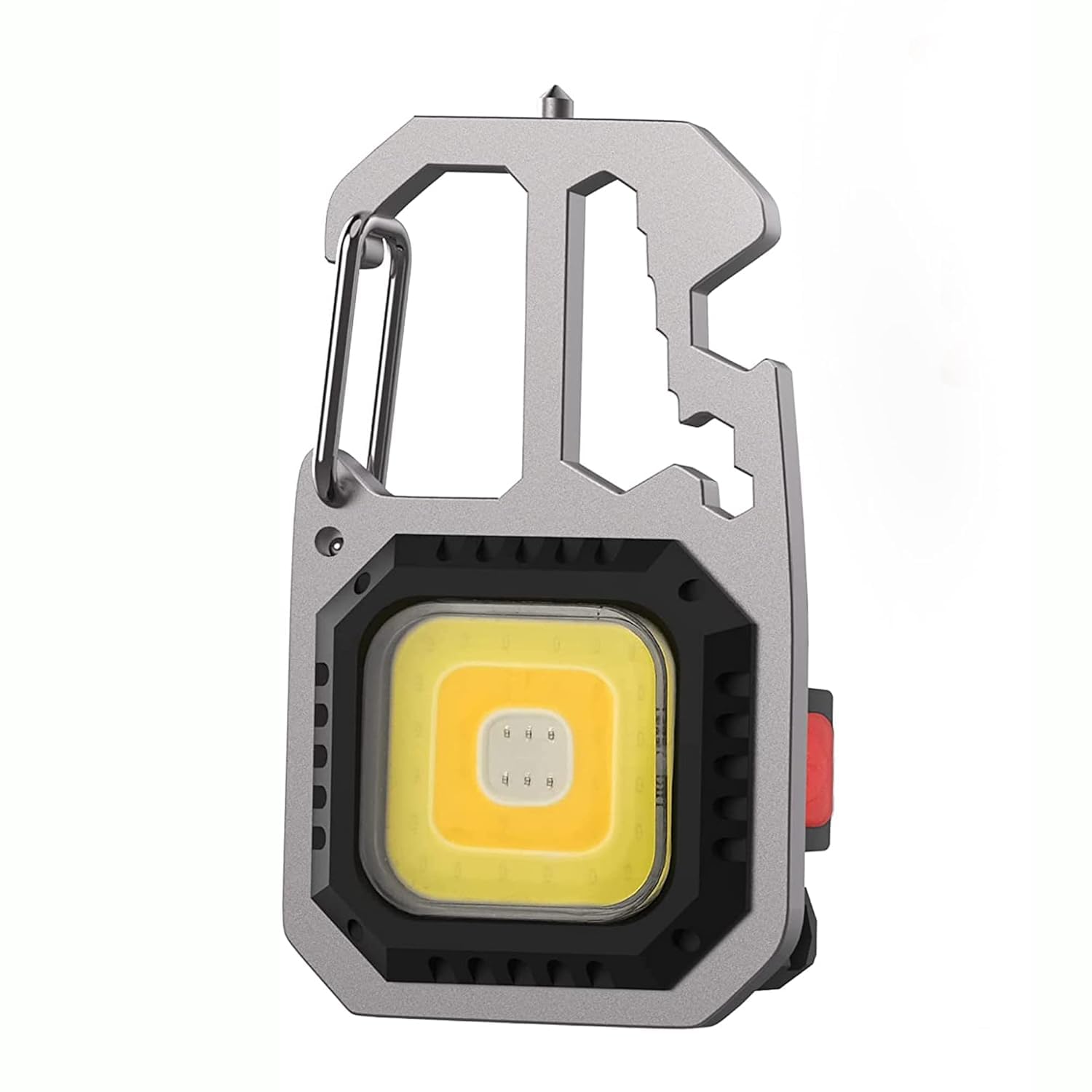 Wowbin 7-Mode LED Keychain Light with Emergency Tools, 800 Lumens COB Light, Built-in Carabiner and Window Breaker, 45g-picture-49