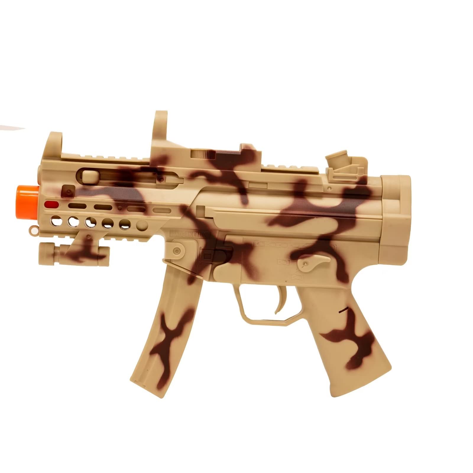 Lights Up Toy Machine Blaster with Flashing Lights, Sounds and Unique Revolving Rounds, Toys for Boys Combat Military Mission Toy, Birthday Gifts