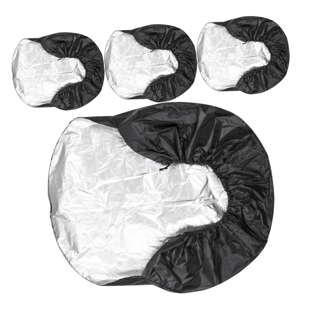 Abaodam 4pezzi Copriruota per Auto e Camper Protezione Copriruota per Pneumatici di Scorta Resistente all Usura