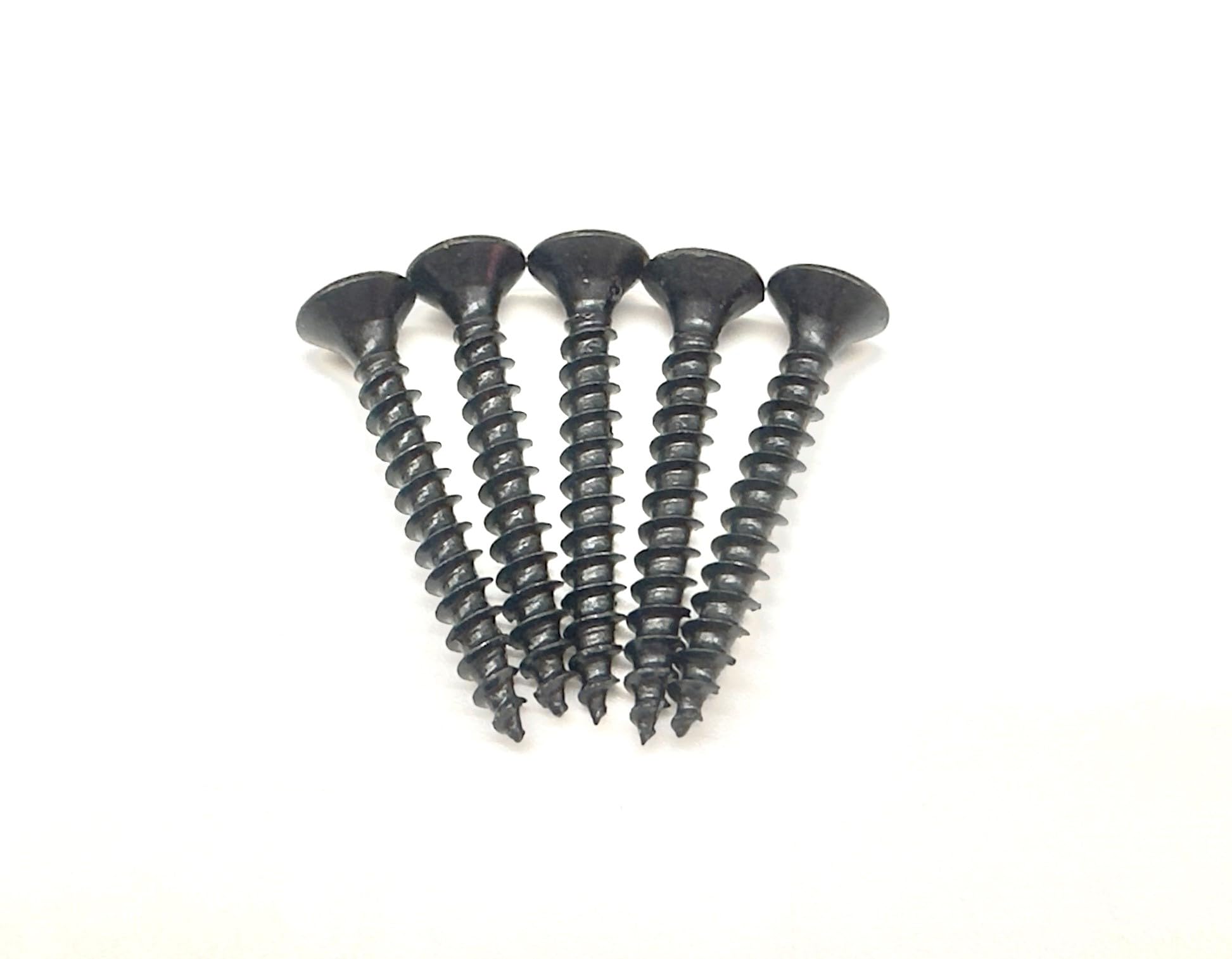 100 PCS Black Wood Screws (4mm x 30mm) Double Countersunk Multi Purpose Organic Woodscrews - Image 2