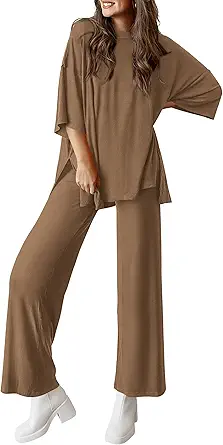 PRETTYGARDEN Two Piece Sets For Women Summer Fashion Lounge Matching Set 2025 Travel Vacation Airport Outfits Clothing