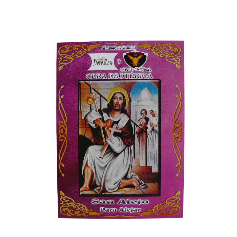 Velón Herboreo San Alejo - Ritual para alejar personas y situaciones Indeseadas con poderosa energía esotérica - Las Velas de Mariano