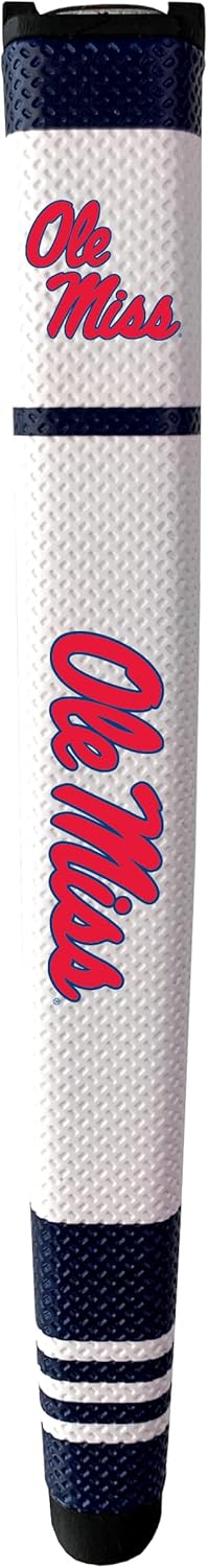 Team Golf NCAA MISSISSIPPI Golf Putter Grip Team Golf NCAA Golf Putter Grip (Multi Colored) with Removable Ball Marker, Durable Wide Grip & Easy to Control