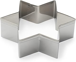 Fox Run Six Point Star Cookie Cutter, 3-Inch, Stainless Steel